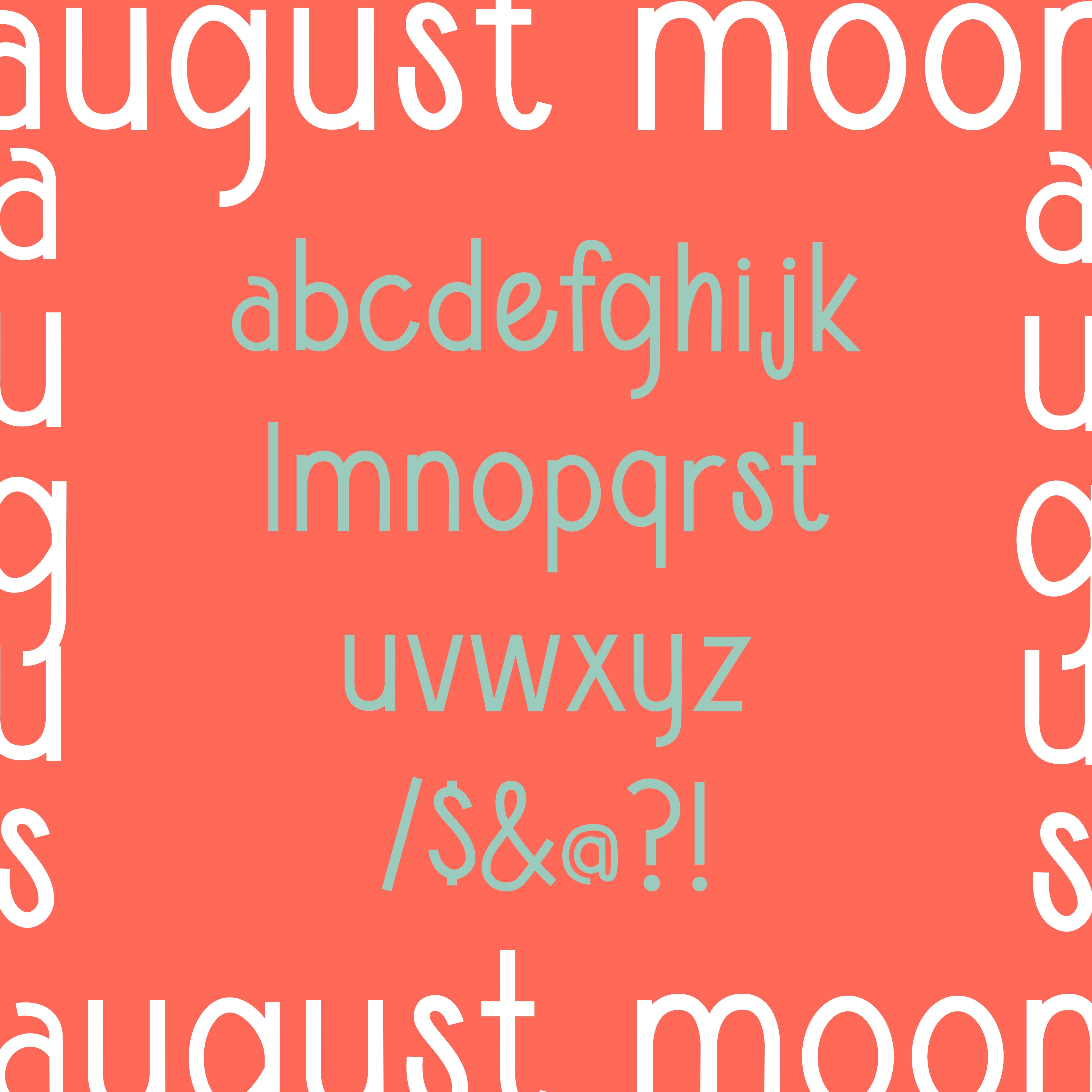 August Moon Font