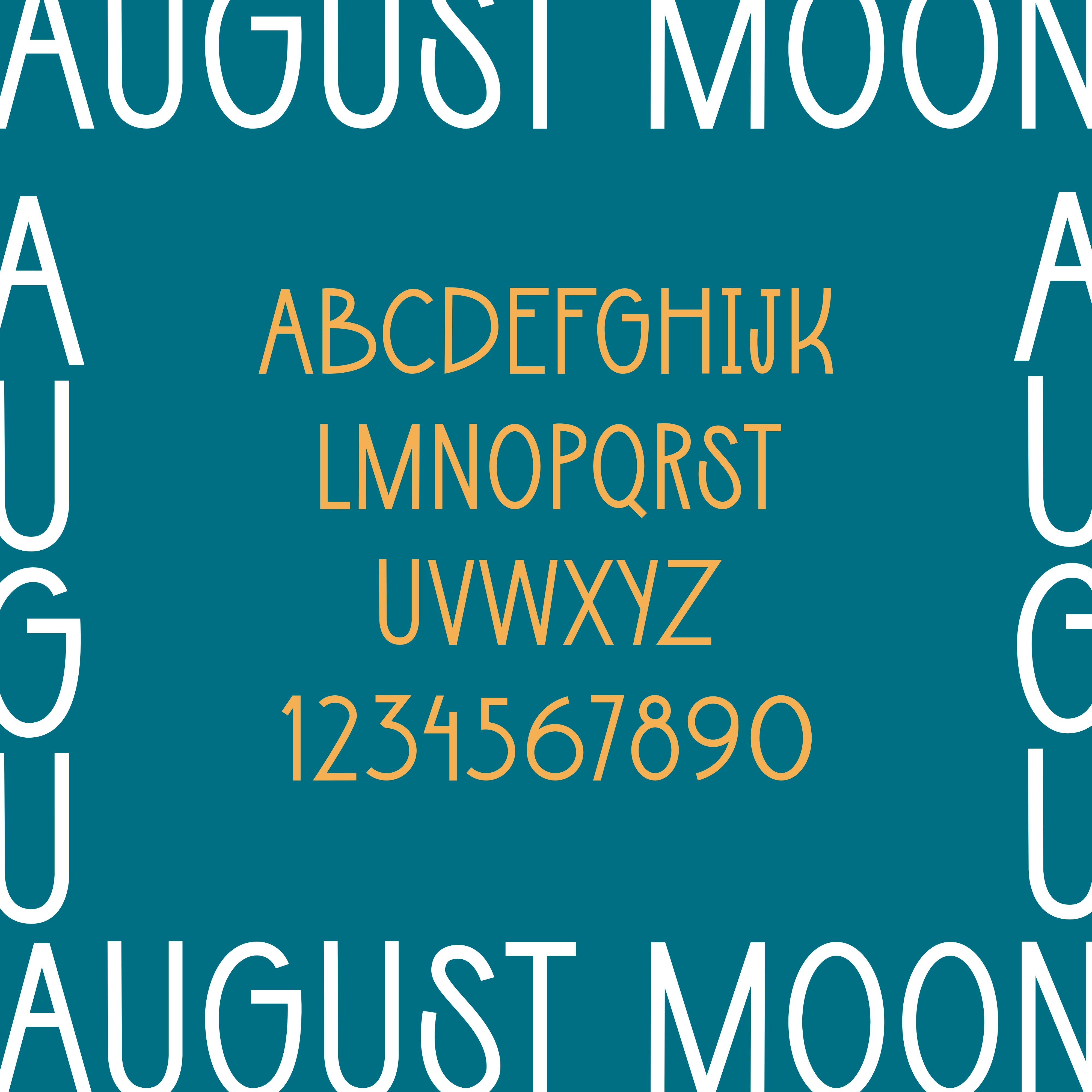 August Moon Font