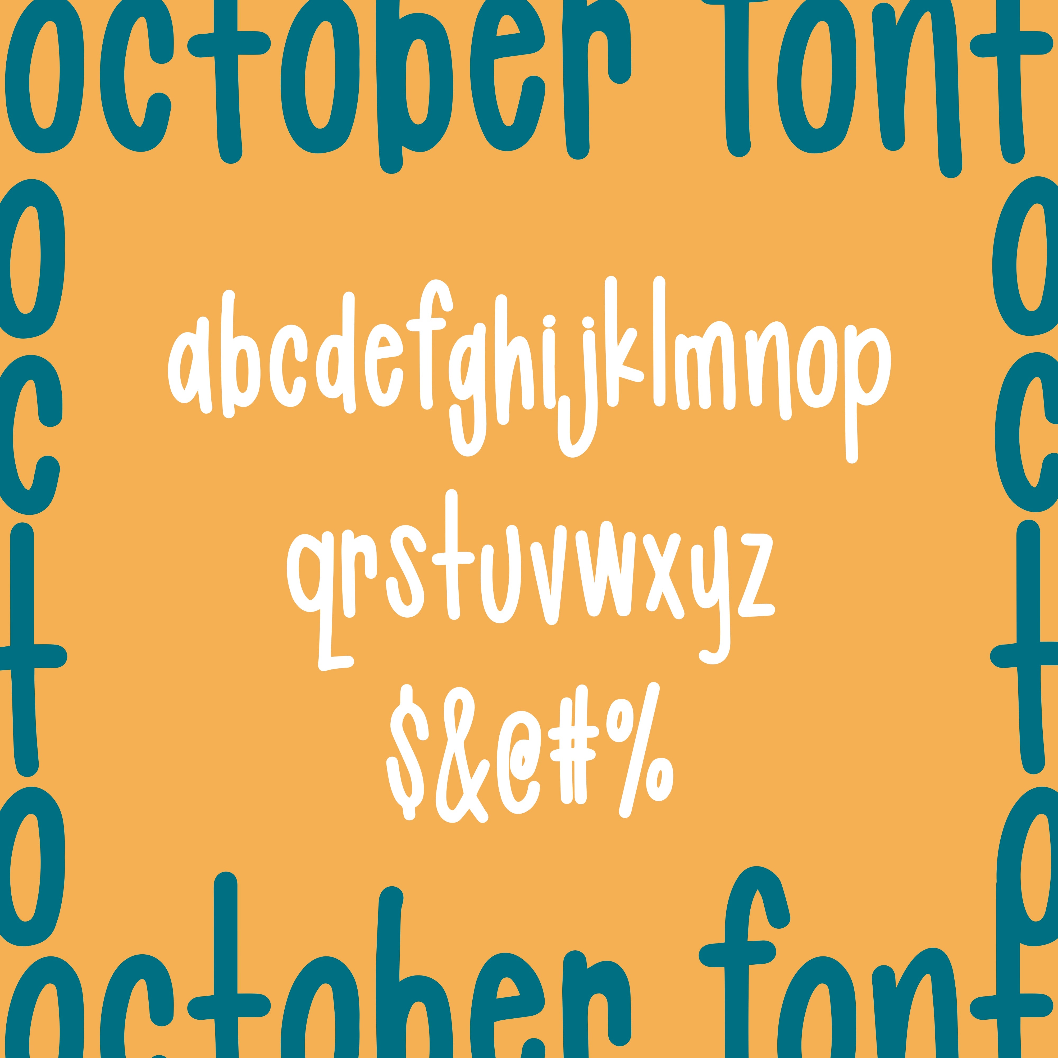 October Font