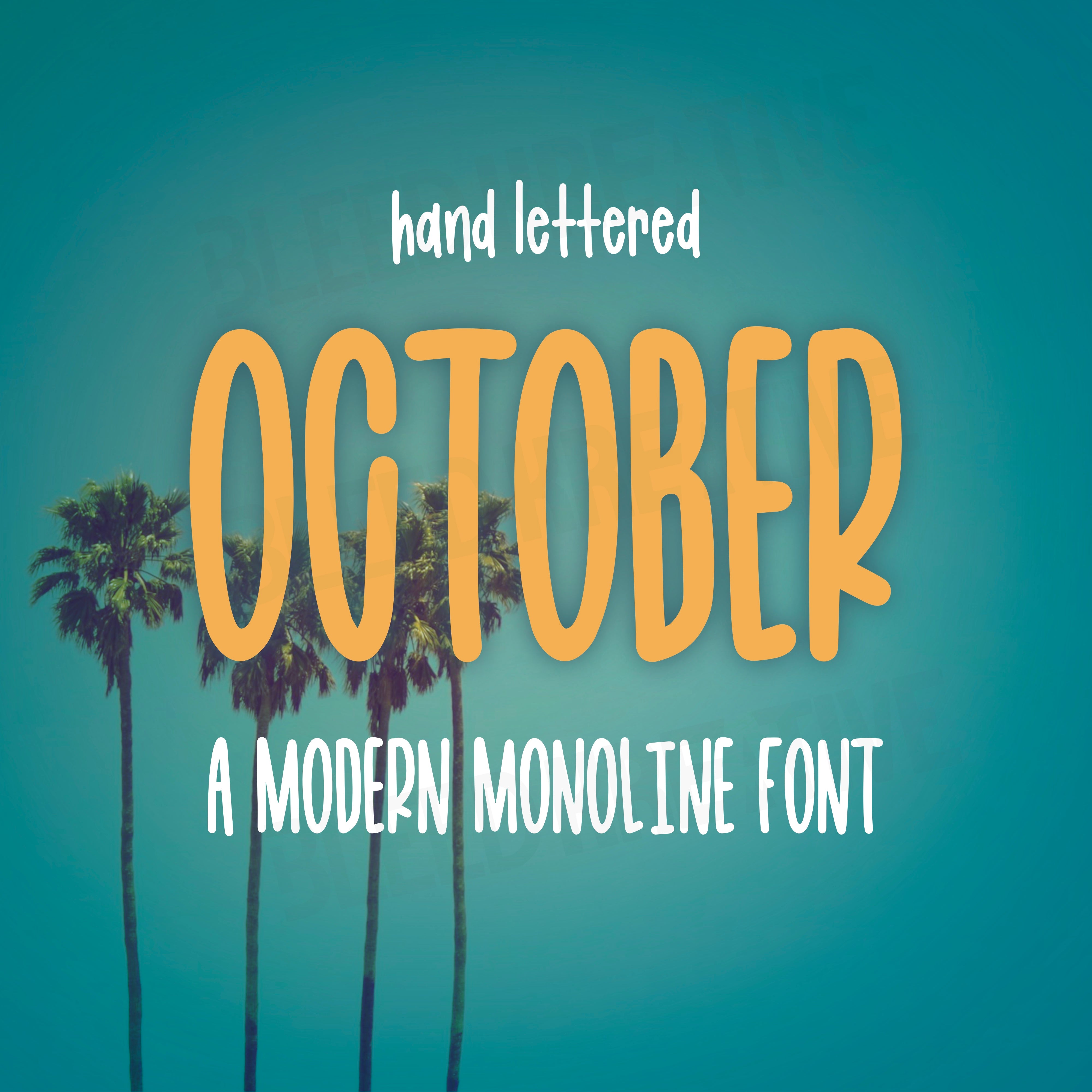 October Font