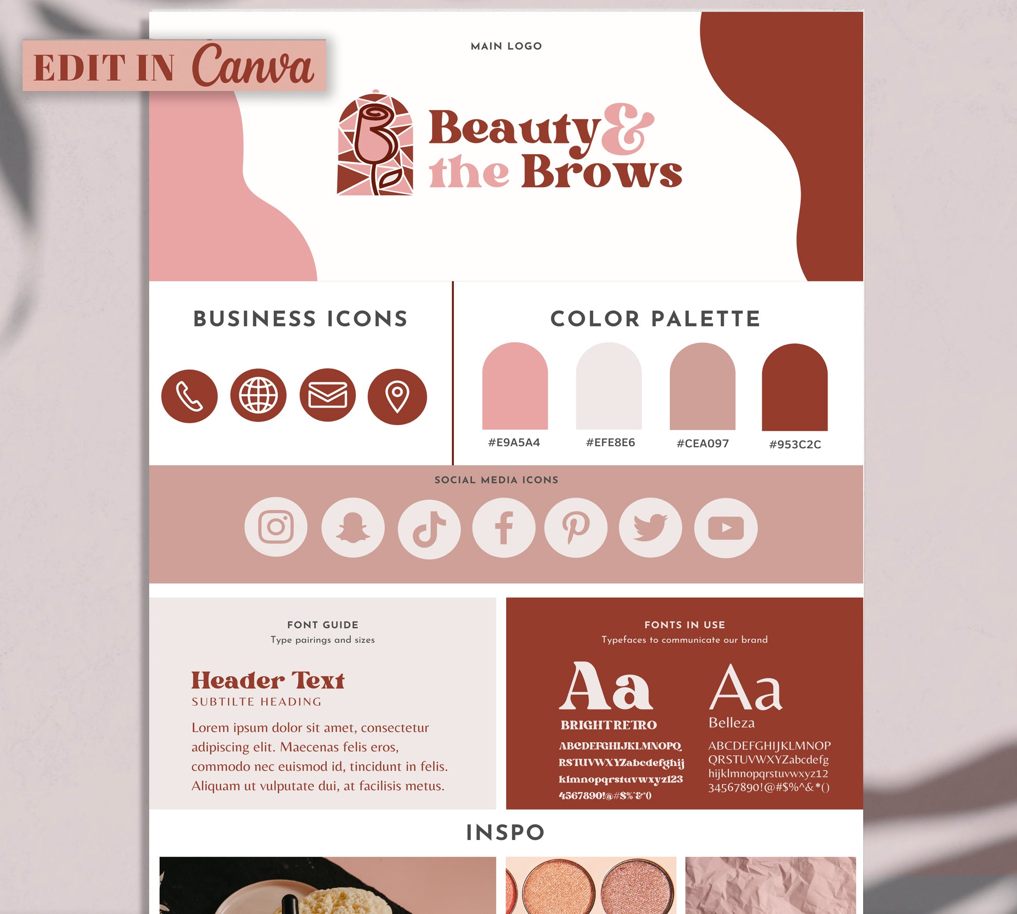 Beauty Logo Brand Kit