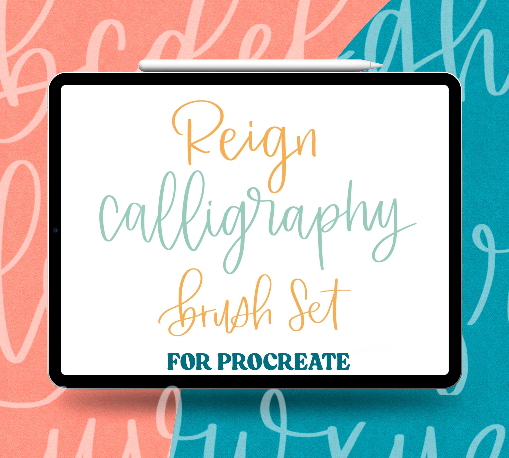 Calligraphy procreate brush set