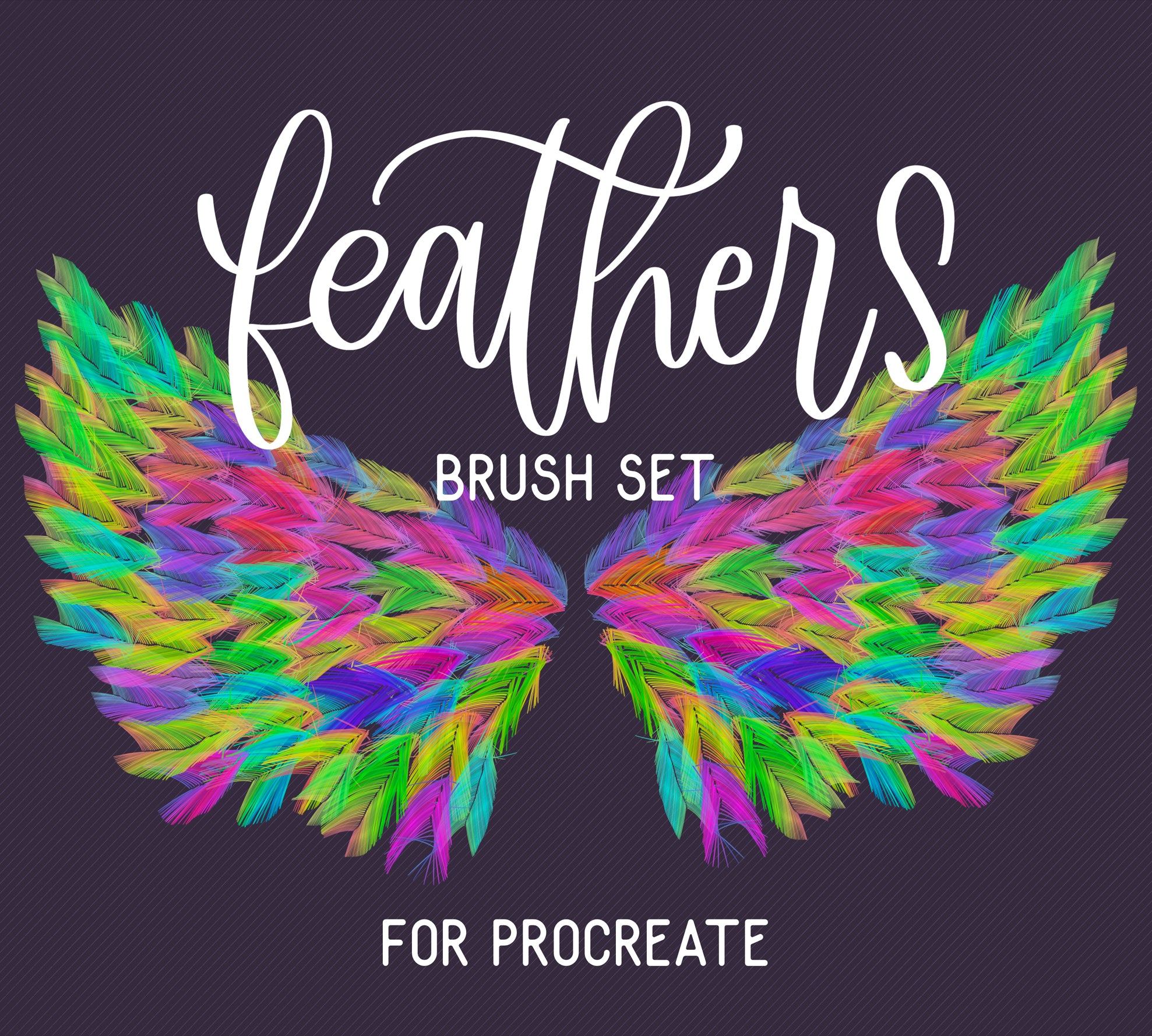 feathers procreate brush